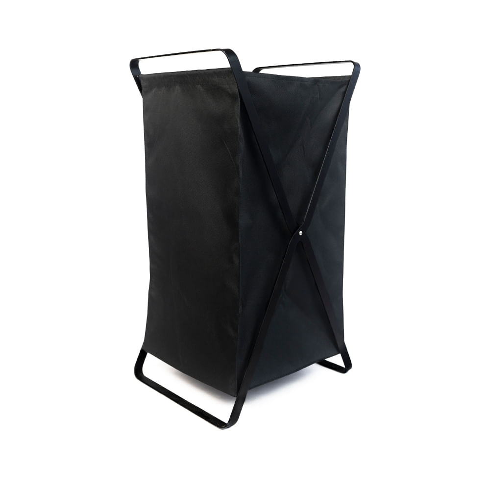 Cesto Para Lavandería Negro - Unity Stores
